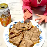 Snapdishの料理写真:教わったチャーシュー作ってみた😊|みどりさん