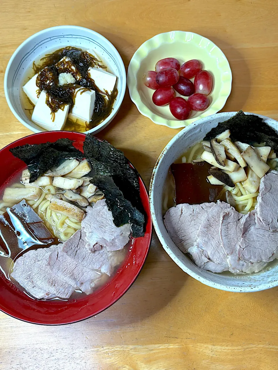 塩糀パウダーDEエリンギ煮豚ラーメン🍜|Makokoさん