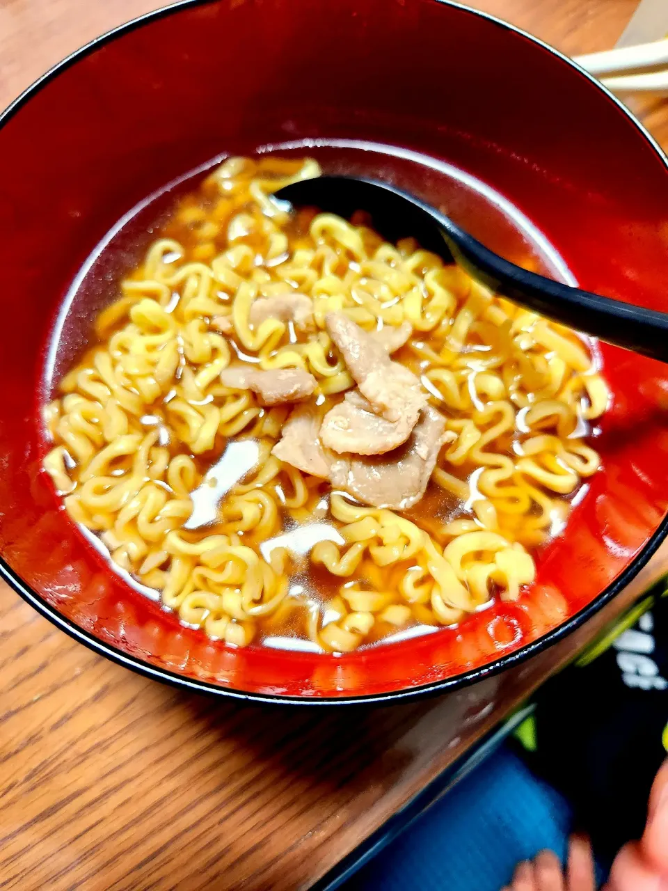 Snapdishの料理写真:肉肉ラーメン、食べかけですみません。|みーさん