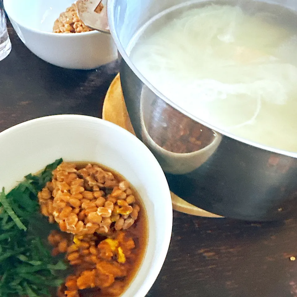 だいず肉味噌ひっぱり素麺|メケめしさん