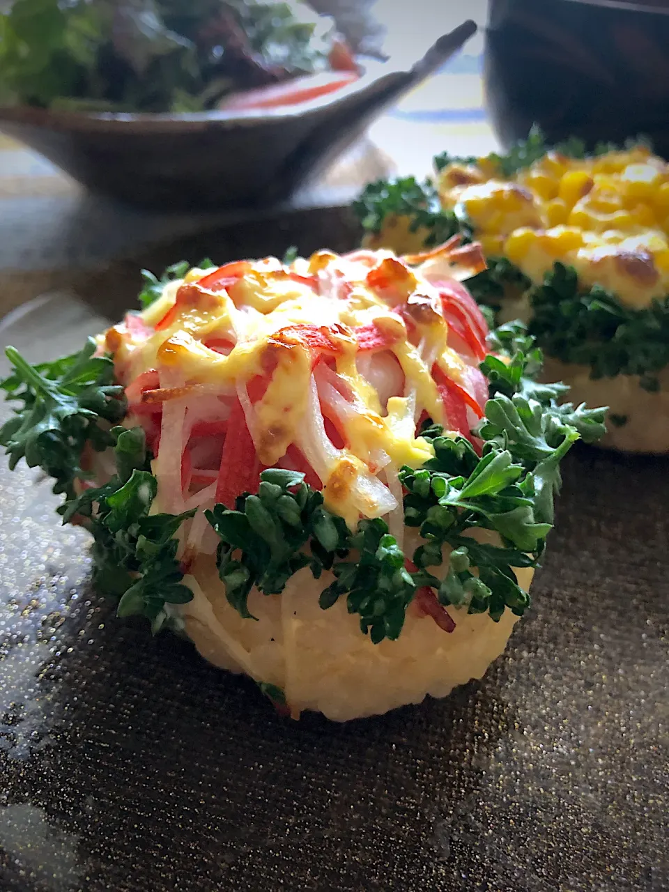 カニカマおにぎり🦀🍙('-'🍙）ｵﾆｷﾞﾘﾁｬﾝ|Tina Tomoko😋さん