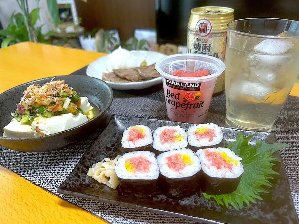 休みの日の晩酌|みっきーさん