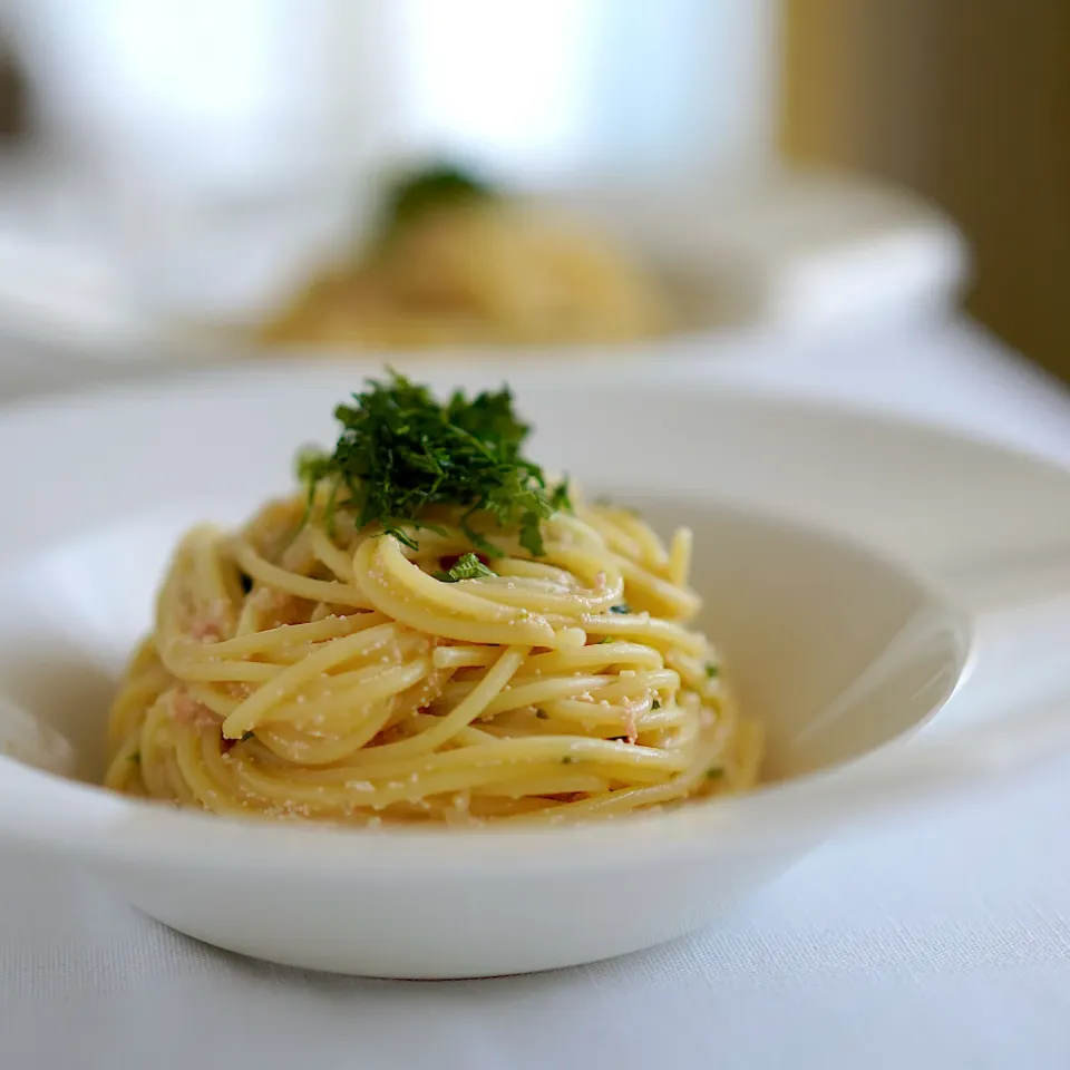 Snapdishの料理写真:たらこパスタ|てつやさん