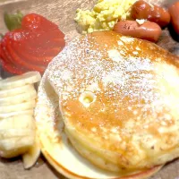 米粉のパンケーキ🥞|🍑子さん