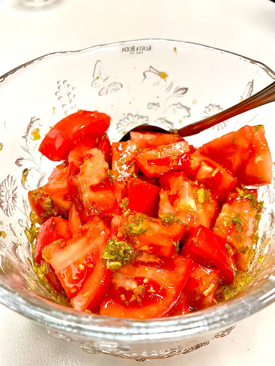 Tomato Salad With Celery Pesto|gonbenさん