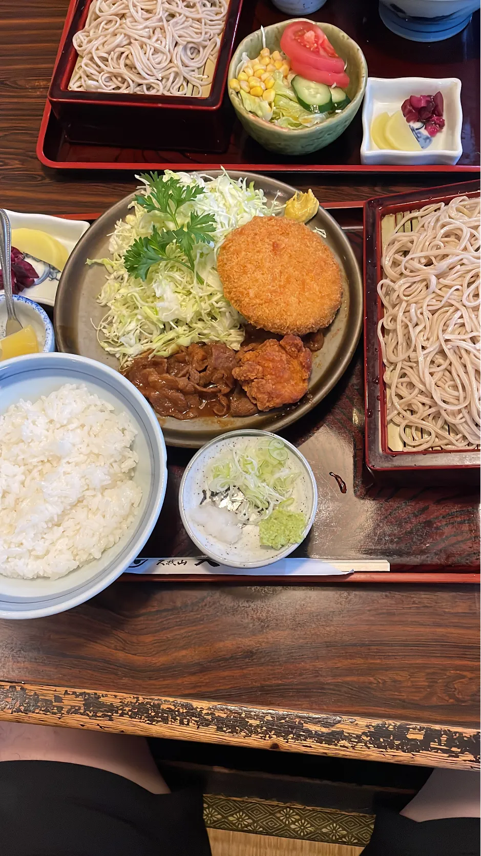 久我山　蕎麦定食|ともさん