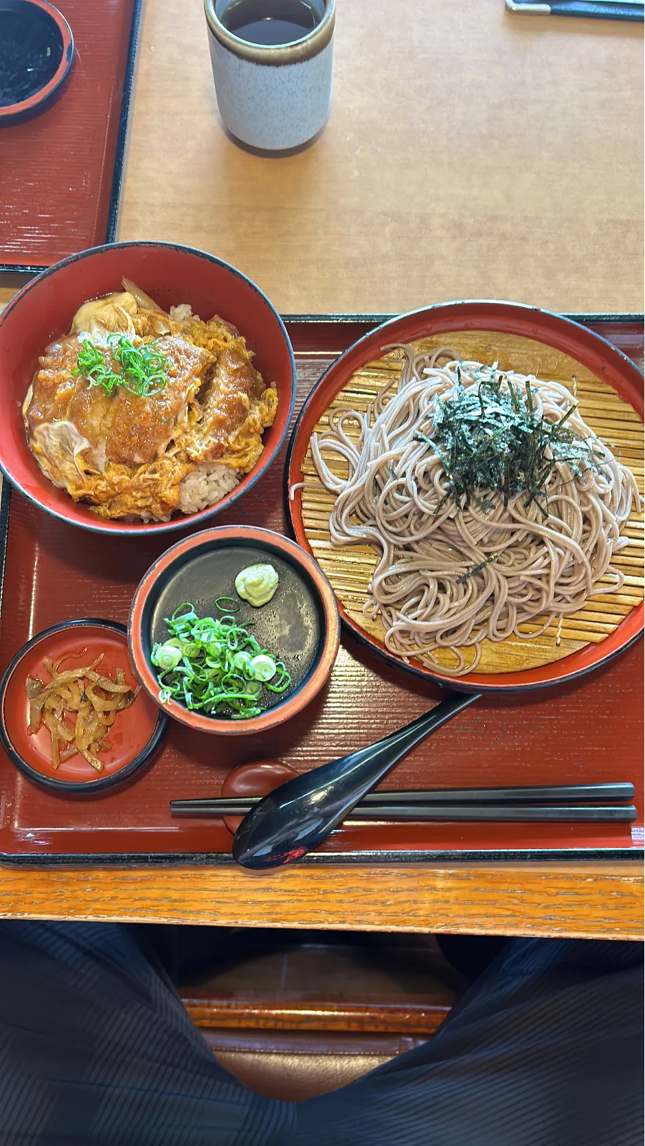 カツ丼定食|龍国命さん