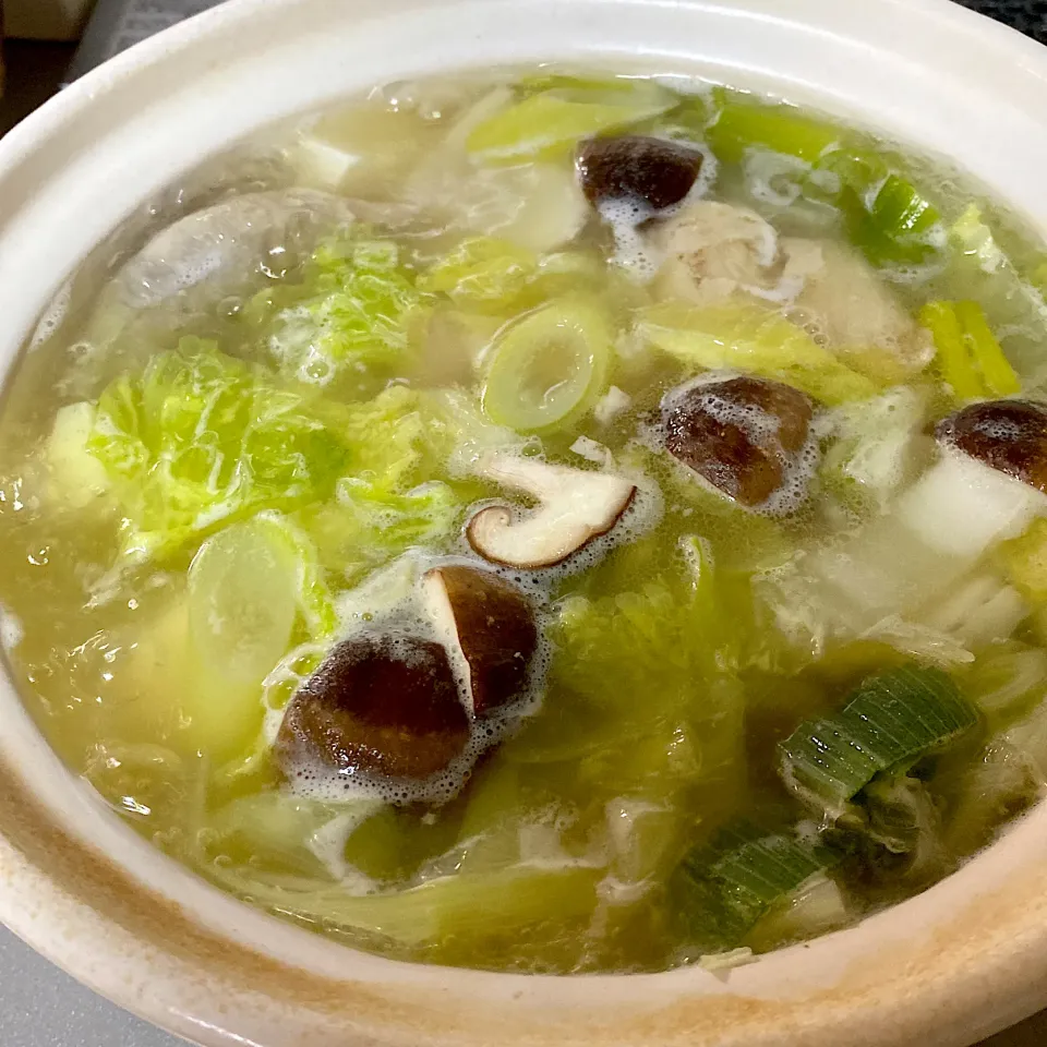 韓国の鳥の水炊き　タッカンマリ風鍋|もえさん