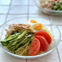 Snapdishの料理写真:冷やし中華🍜|おーこ🍅野菜ソムリエの母ちゃんさん