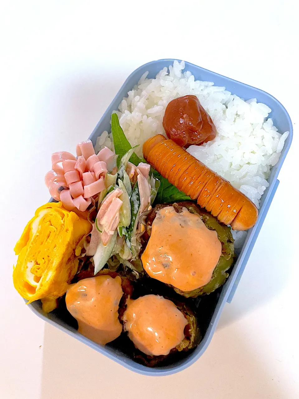 🍱ピーマンの肉詰め弁当🍱|かぴさん