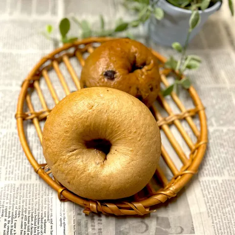 「ニップン　強力小麦粉　ゆめちからブレンド」を使ってみたSnapdishの料理・レシピ写真:ベーグル