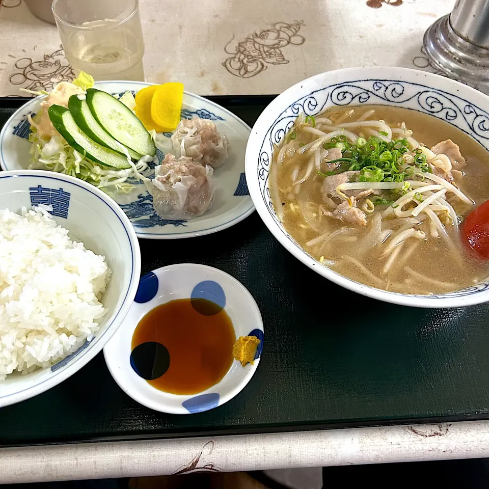 塩ラーメンの定食😋　尾道一番|すかラインさん