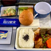 Snapdishの料理写真:機内食|ぴろしきさん