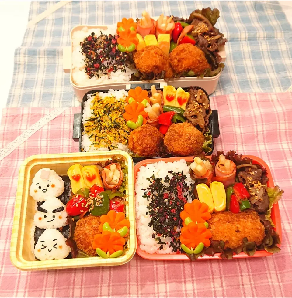 かぼちゃコロッケ弁当❤️|みちゅあしさん