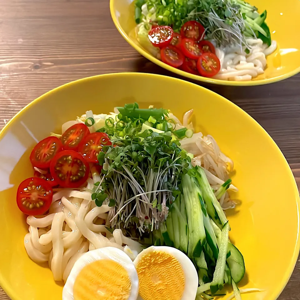 うどん風こんにゃく麺サラダ🥗 ͛.*|gohan♡さん