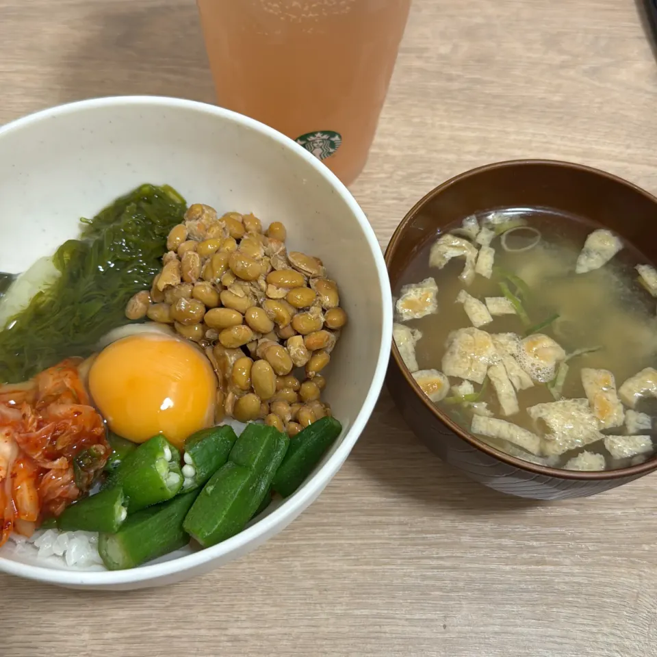 Snapdishの料理写真:ネバネバ丼|りなちさん