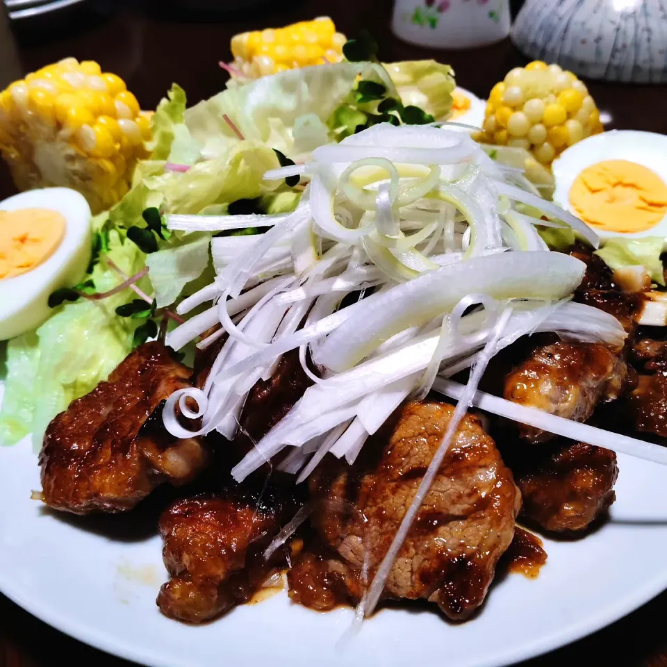 まるちゃんの豚ヒレ肉の中華風照り焼き🍀|ゆっこさん