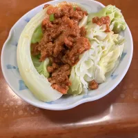 Snapdishの料理写真:肉みそキャベツ|めしおさん