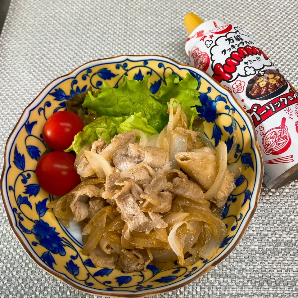 新玉ねぎと豚バラ肉の炒め物|naoさん