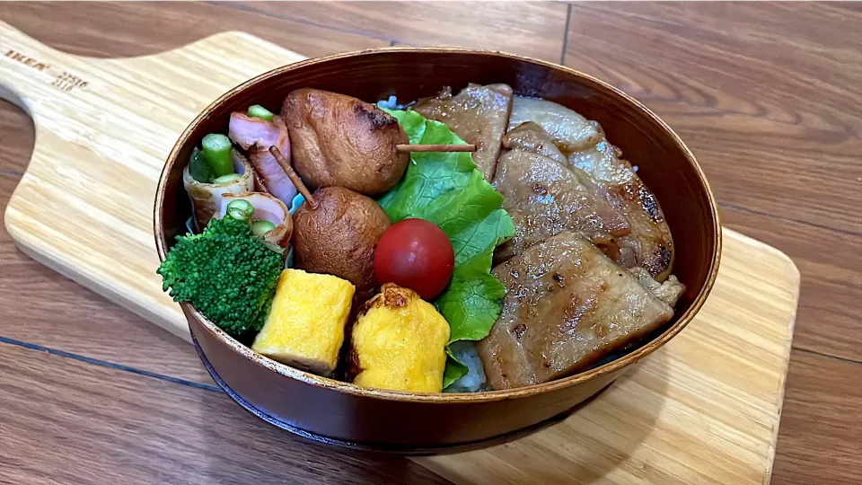 豚照り焼き丼|ちかちかさん