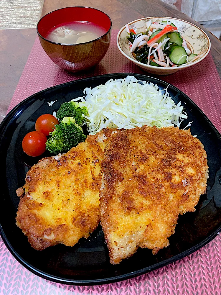 とんかつ晩御飯|ショコラさん