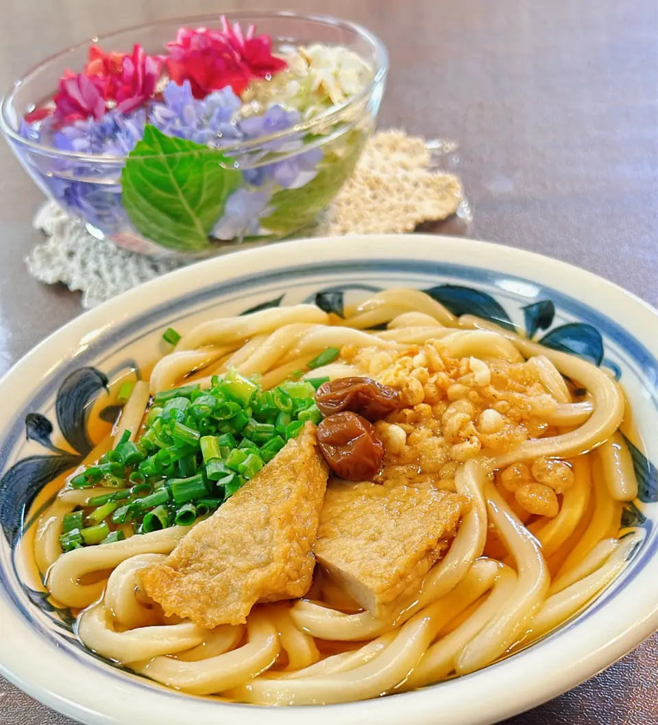 AQUA四つ星レンジでじゃこ天梅うどん！|しえりママさん