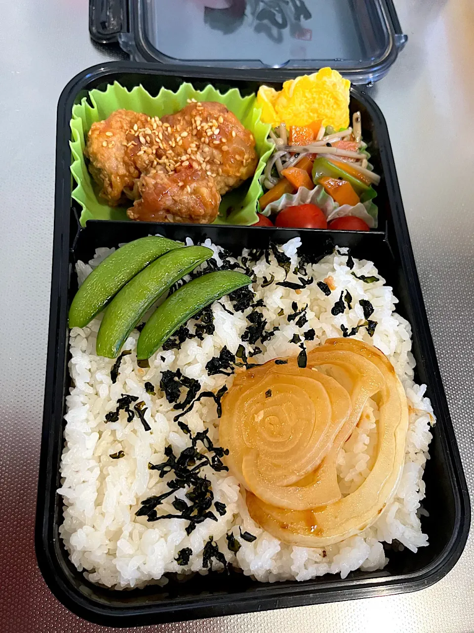 明日の愛妻弁当🍙|モモ&ハーブmama🐰🐹🐢🐠❤️さん