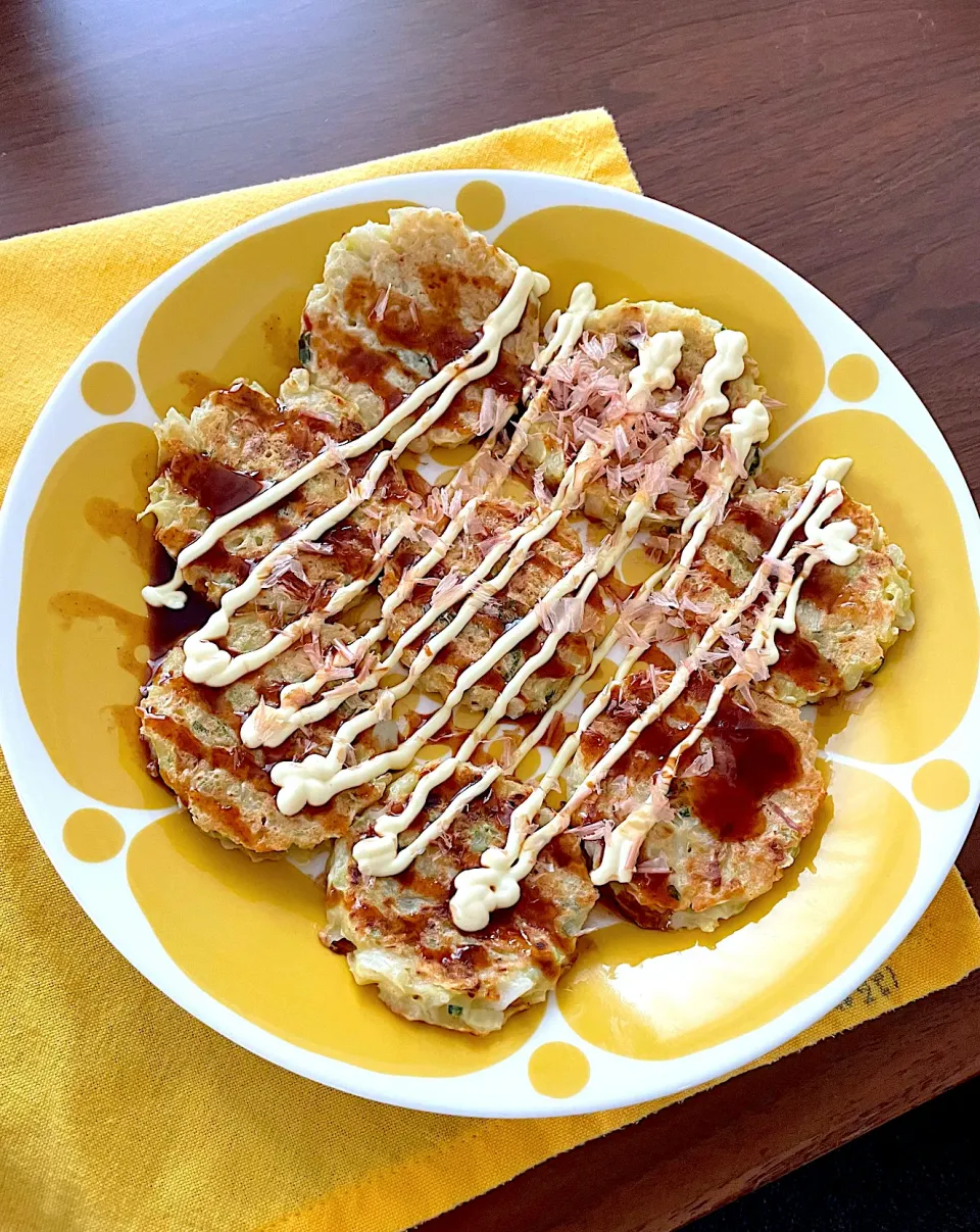 簡単温めお好み焼きランチ|みーぬさん