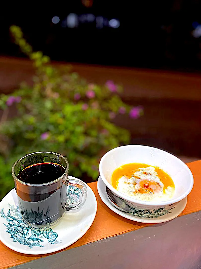 Snapdishの料理写真:Soft egg boil with americano|Malaysian Street Foodさん