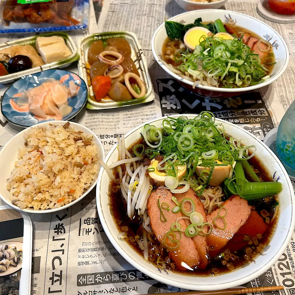 お土産の尾道ラーメンと惣菜😋|すかラインさん