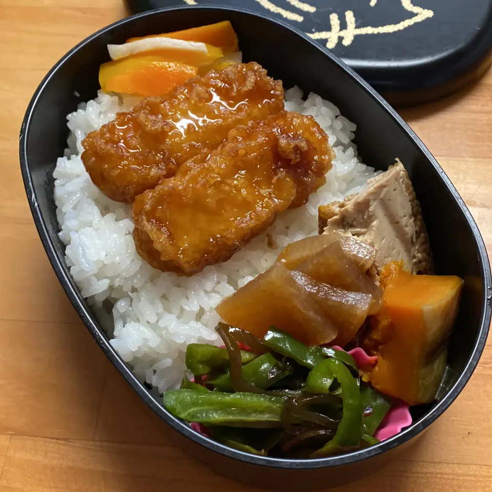 Snapdishの料理写真:イカ天弁当|aru_sakazakさん