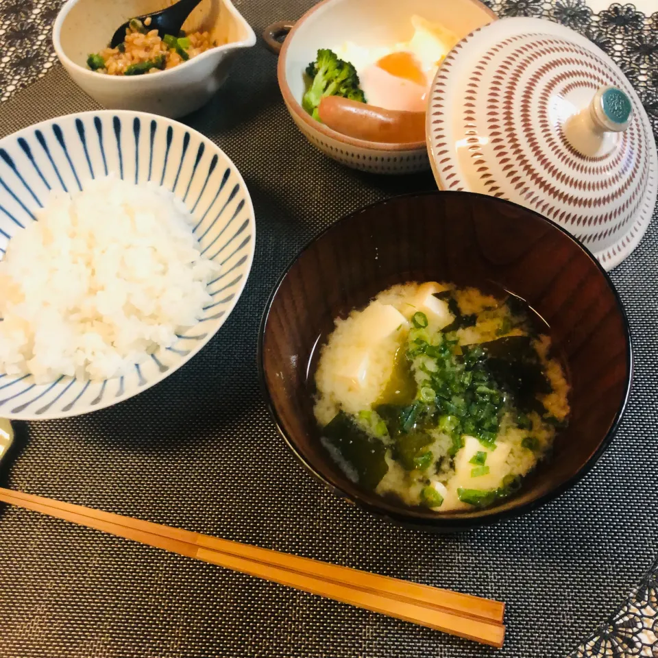 Snapdishの料理写真:朝ごはん🍚🥢|ユミさん