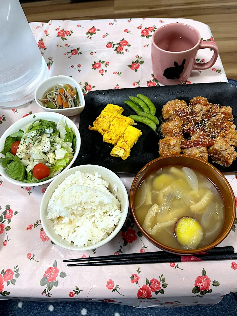 今日の晩御飯は揚げない肉団子の甘酢あんかけ😊|モモ&ハーブmama🐰🐹🐢🐠❤️さん