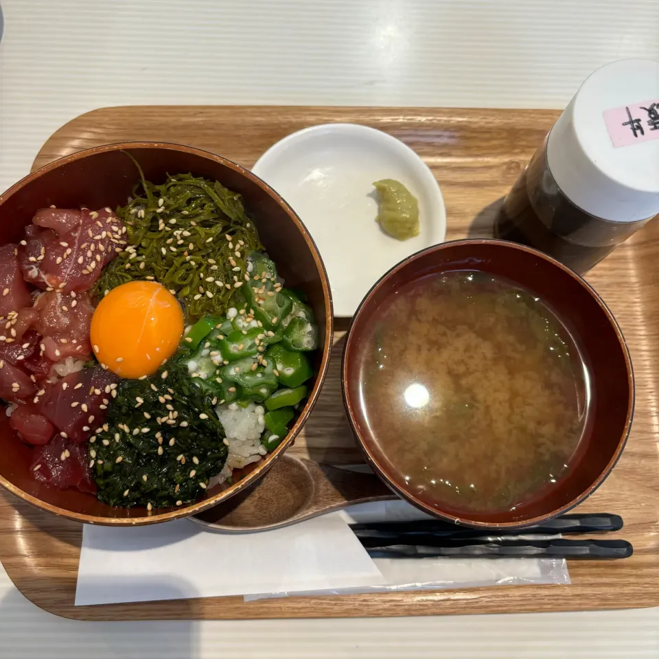 海苔テラスのネバネバ丼(◍•ڡ•◍)❤|いつみさん