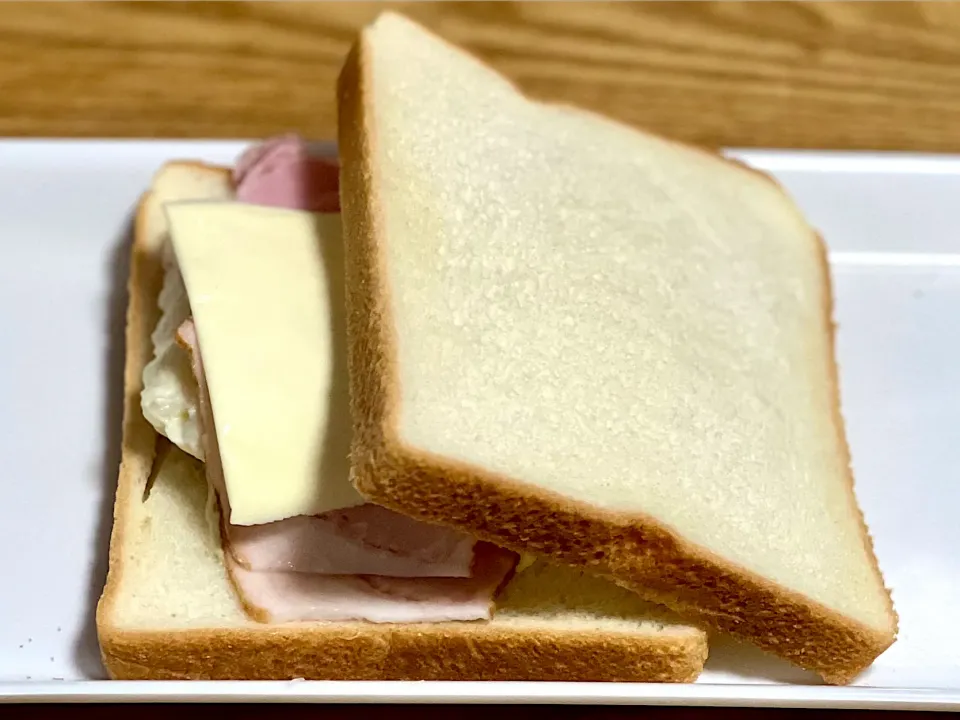 ☆ハムチーズポテトサラダサンド|まぁたんさん