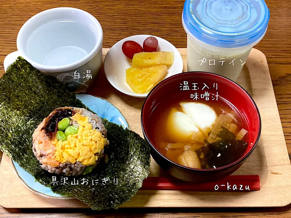 Snapdishの料理写真:朝ごはん|o-kazuさん