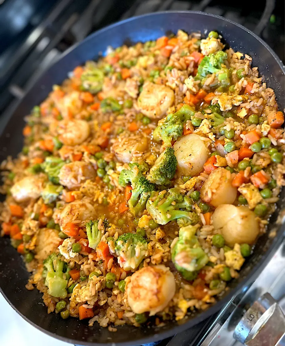 Scallop fried rice coming up|Tawanjaさん