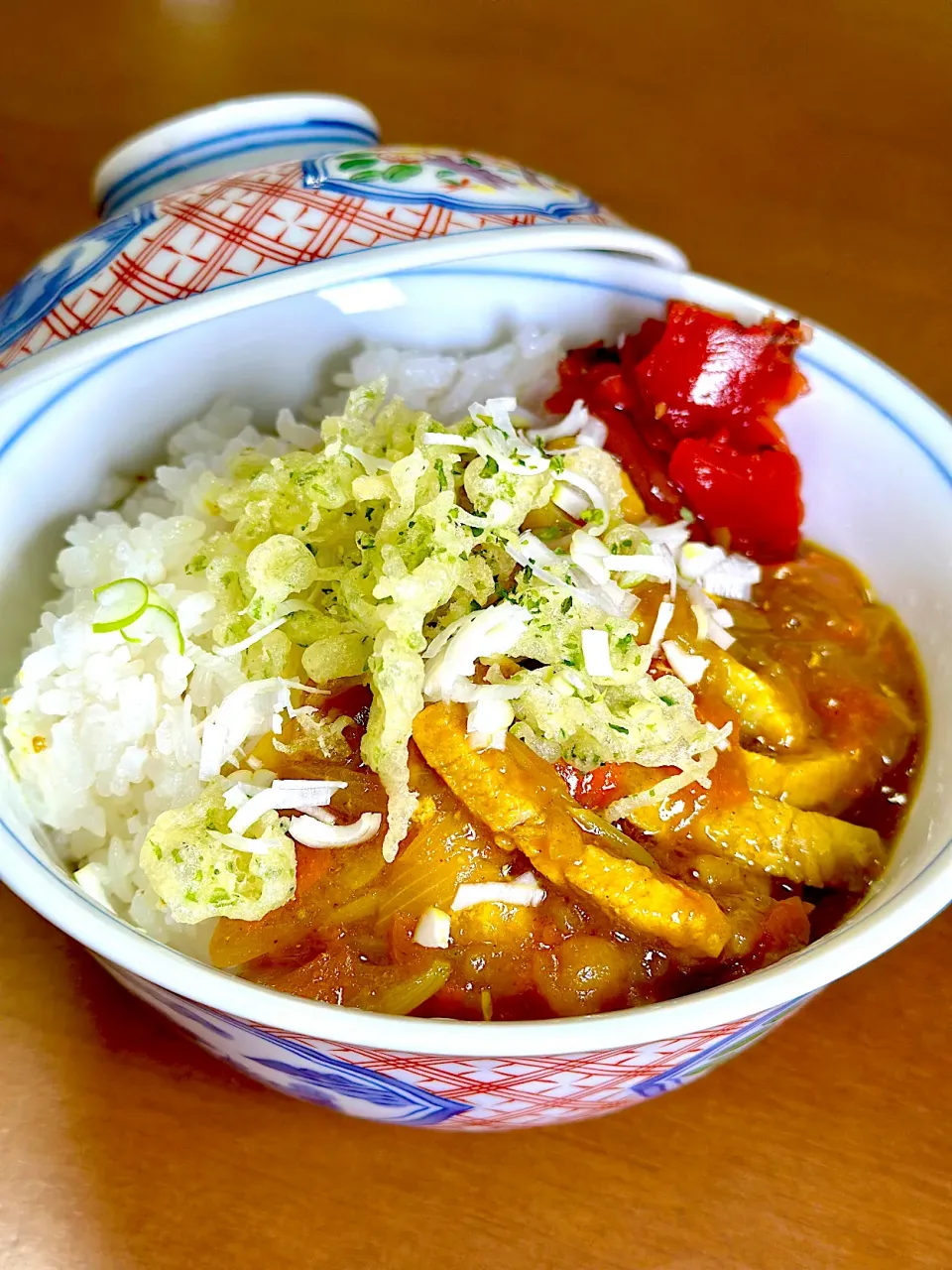 Snapdishの料理写真:たぬきカレー丼|ichiさん