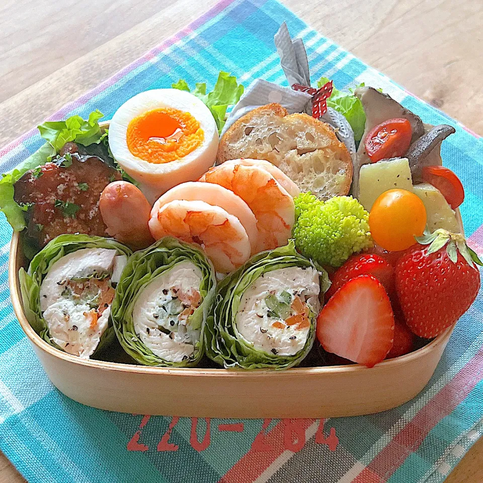 Snapdishの料理写真:🥖バケット弁当🥖|衣さん