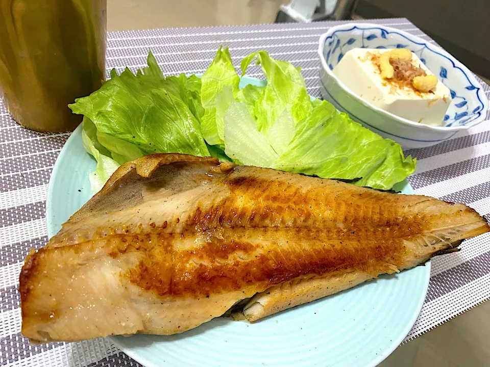 Snapdishの料理写真:ふっくらほっけ焼き|単身赴任のっちさん