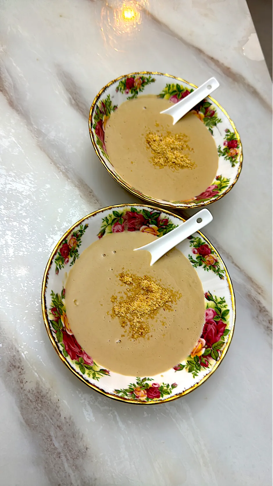 Sweet and creamy peanut soup dessert|Jocelyn SETさん