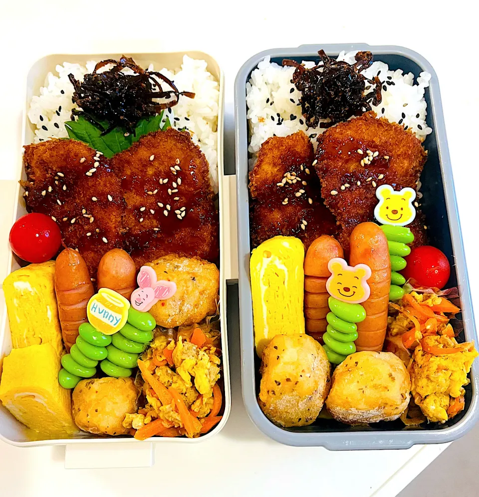 Snapdishの料理写真:チキンカツ弁当|なおちゃんさん