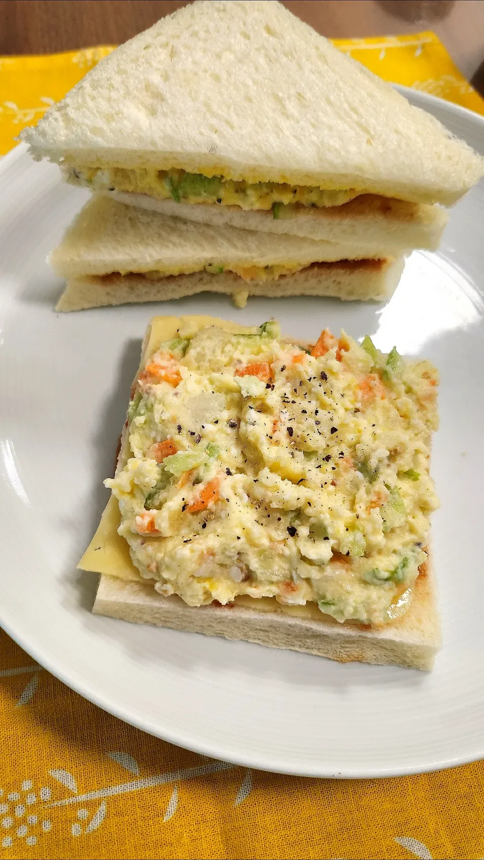 Nina's dish Egg potato sandwich|Ninaさん