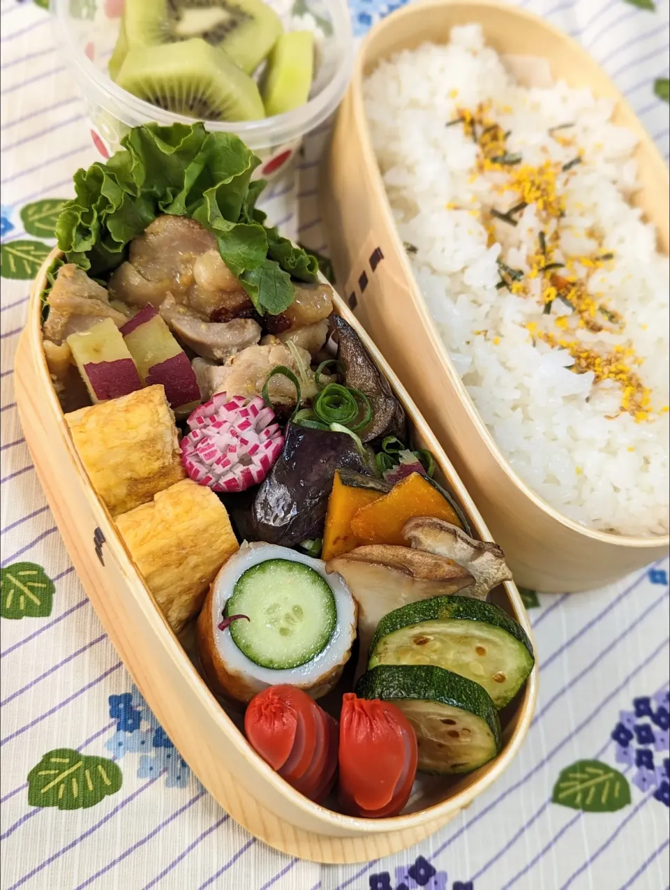 本日のお弁当〜鶏もも肉の西京焼弁当|f.1125beさん