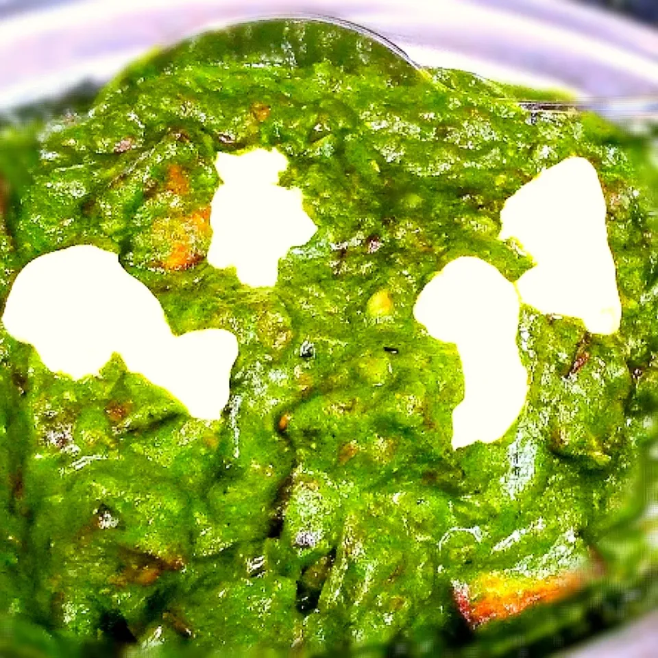 Palak paneer spinach with cottage cheese|Ram Ramさん