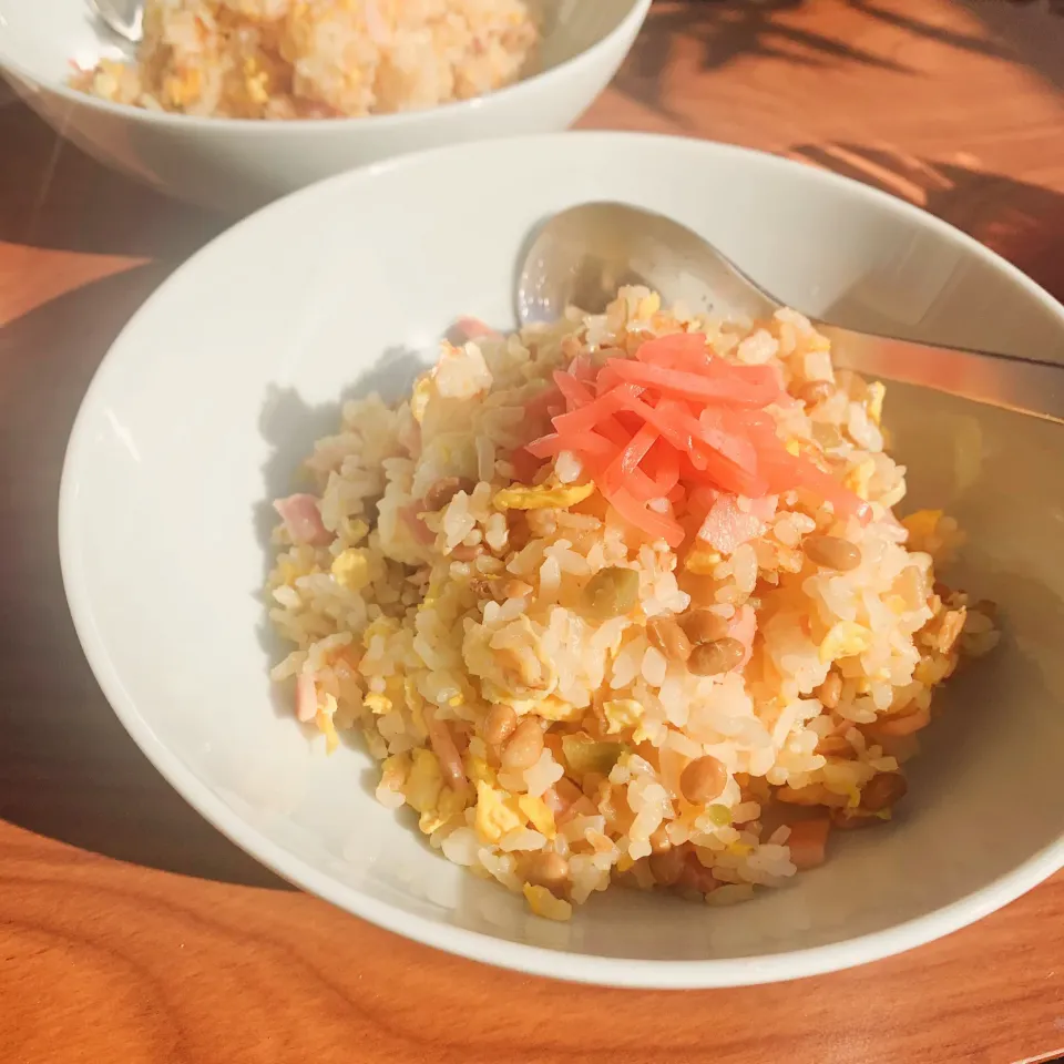 ふーみんの納豆炒飯🥣🌞|leeさん