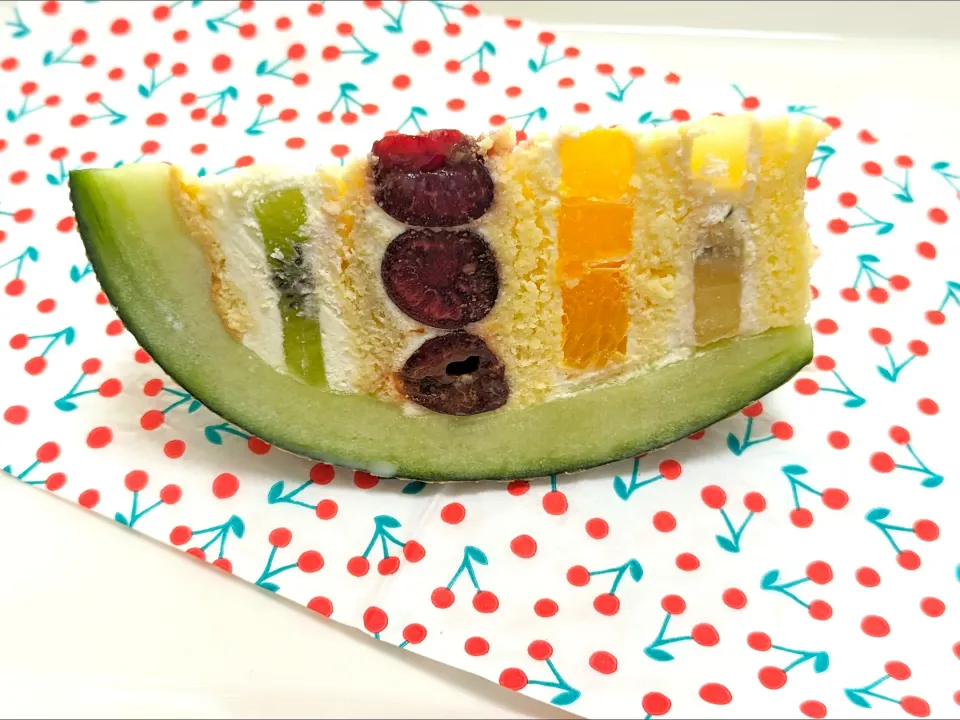 🍈丸ごとメロンケーキ🍈|foodanalystＭＩＫＩさん