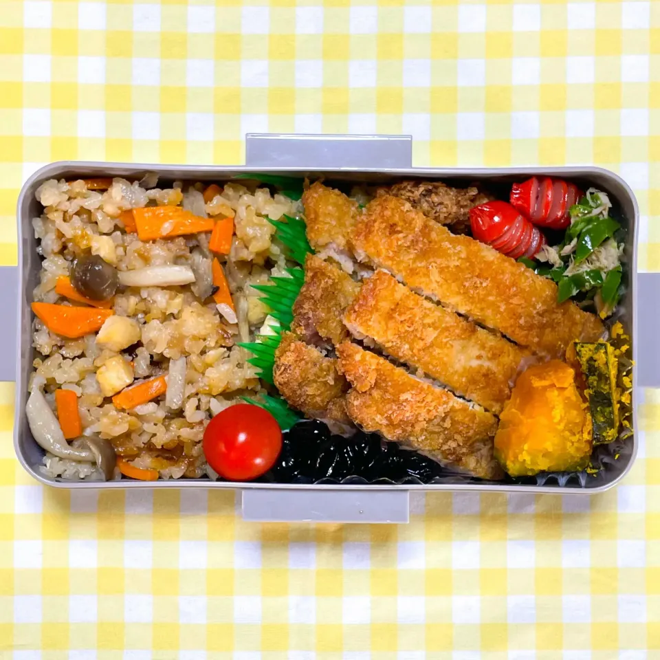 今日もカツ弁当|さくらんぼさん