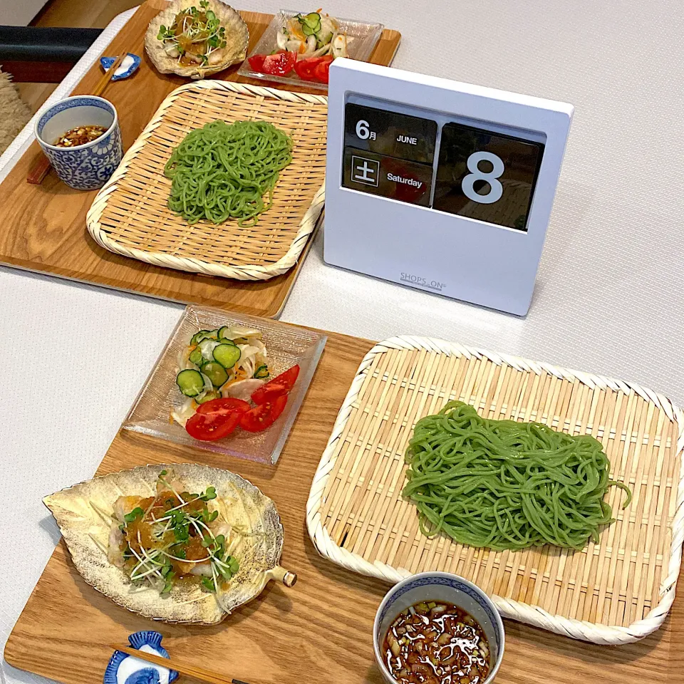 スズキ唐揚げ、ざる蕎麦|papinさん