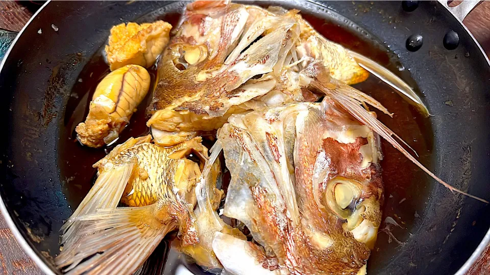 釣果でカブト煮|あーちゃんさん